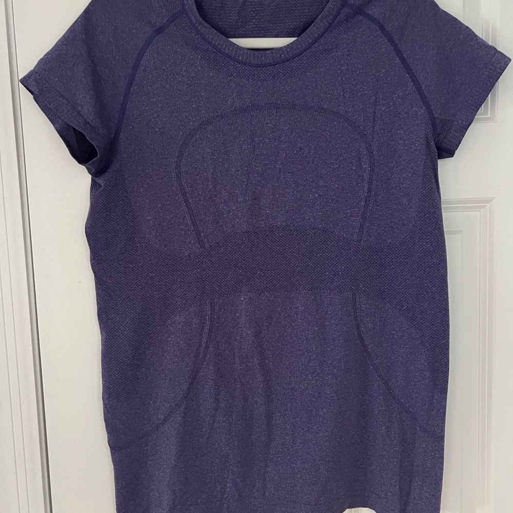 Purple Lululemon Swiftly Tech Top